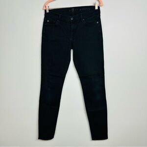 7 For All Mankind Dark Skinny Jeans Size 28